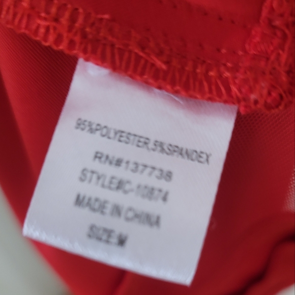 Lulus Red Holiday Dress Medium - Picture 10 of 11